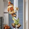 Collections Etc Boy Scarecrow Porch or Tree Hugger With Lit Lantern